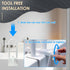 Wishtofly 3 7 Inches, 300lbs Bathtub Safety Rail, Heavy Duty Bath and Shower Grab Bar for Seniors and Elderly, Safety