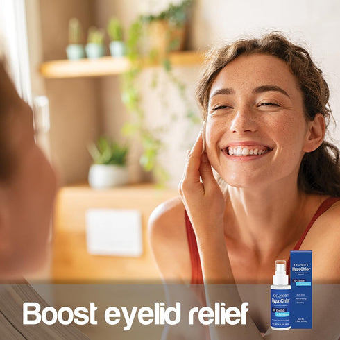 OCuSOFT HypoChlor Spray, Non-Irritating Hypochlorous Acid Spray & Eyelid Cleanser Solution, 2 fl oz