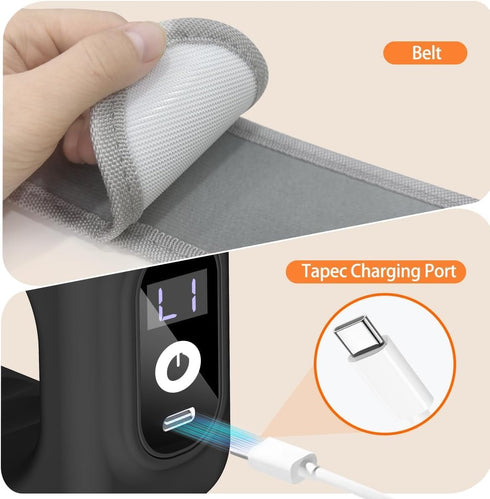 R10 3 6 Fascia Ring Massager, Multifunctional Full-Body Massage Gun, Hands-Free Electric Massager, Ergonomic Design