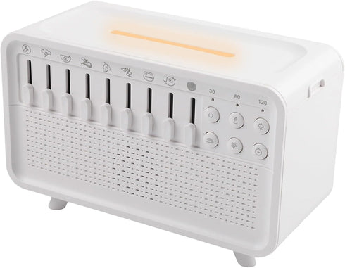 ZUZZEE White Noise Machine Humidifier With Aroma Diffuser And Night Light For Relaxation