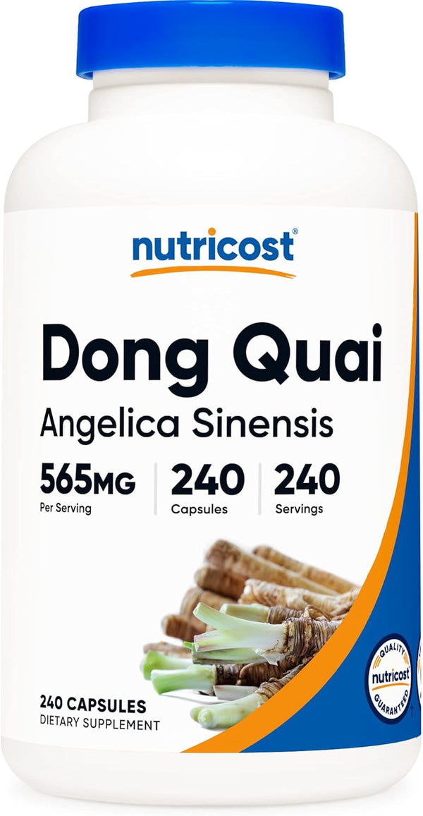 Nutricost Dong Quai 565mg - 240 Vegetarian Capsules (Angelica Sinensis), Non-GMO, Gluten Free