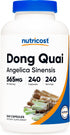 Nutricost Dong Quai 565mg - 240 Vegetarian Capsules (Angelica Sinensis), Non-GMO, Gluten Free