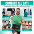 Modvel Back Braces for Lower Back Pain Relief with 6 Stays, Breathable Support Belt for Men/Women, Anti-skid Lumbar