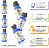Hikona Heka Set 100% 1 oz 3-Pack Essential Oils for Diffusers Lavender, Palmarosa & Niaouli, Pure Undiluted Essential