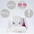 Portable Contact Lens Case, Cute Eye Contacts Applicator Remover Tool Kit with Mirror and Solution Bottle for Travel