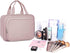 Narwey Hanging Toiletry Bag for Women, Travel Makeup Organizer for Cosmetics and Essentials (Dusty Rose, Medium)