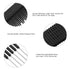 Leinuosen 3 Pack Carbon Lift Teasing Combs, Hair Pick Comb for Women Hair Styling (Black)
