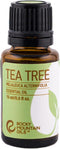 Rocky Mountain Oils Tea Tree Essential Oil 15ml - Aromatherapy for Diffuser, Topical, Nail, Face, Hair Care