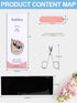 Kalolary Semi Cured Gel Nail Stickers, Starry Night Sky Full Wrap Nail Gel Polish Strips, Brighter Adhesive (UV/LED