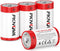 C Batteries 4 Pack, 1.5V LR14 Type C Long-Lasting Alkaline Batteries for Household and Office Devices