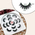 Veleasha 5D Faux Mink Lashes, 7 Pairs Pack, Handmade Wispy Fluffy Dramatic Eye Lashes, Luxurious Volume (5D09)