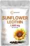 Micro Ingredients Sunflower Lecithin 1,600mg, 300 Softgels, Sustainably Farmed, Cold Pressed, Rich in Phosphatidyl