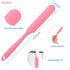 Mudder 3-Piece Non-Stick Wax Spatulas, Silicone Spatula Waxing Applicator for Home Salon Use (Pink, Blue, Green)