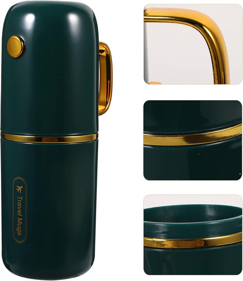 GLEAVI Travel Toothbrush Cup Set, Portable PP Toothbrush Case for Easy Carrying