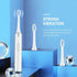 NOLITOY Sonic Electric Toothbrush for Adults with Soft Bristles Vibration Cleaning Device Non-Rechargeable Battery