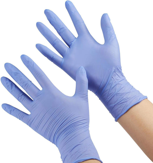 Kids Disposable Nitrile Gloves: Latex Free, Powder Free for Crafting, Painting, Cooking, Cleaning - 100 PCS