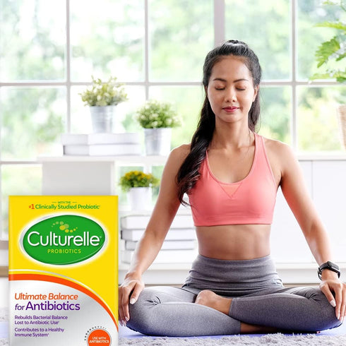Culturelle Probiotics Ultimate Balance Probiotic, 20 Count - Capsules to Restore Good Bacteria During Antibiotic Use