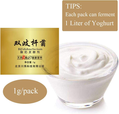 ljhnba 1 10 1 Packets 0.35 Probiotic Yogurt Starter Bifidobacterium Yogurt Starter Culture Box Containing Each Grams