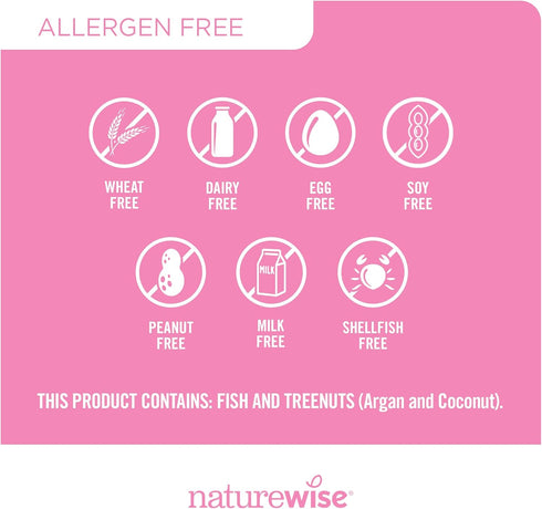 NatureWise Hair Skin and Nails Vitamin - Biotin 5000mcg with Hyaluronic Acid, Multivitamin for Women with Vitamin C, B