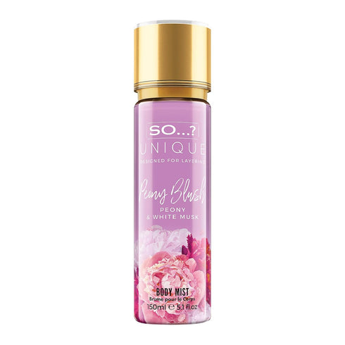 So…? Unique Peony Blush Body Mist, Floral, Fruity Vanilla, 5.1 oz