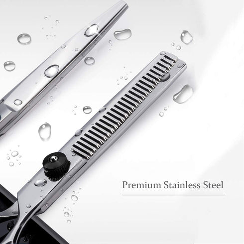 Hair Cutting Scissors Thinning Shears Kit | Professional Haircut Scissors Set for Men and Women Barber Supplies