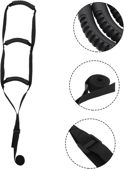 Seniors Bed Ladder Pull Up Belt for Elderly Easy Install Transfer Aid for Disabled Comfortable Design for Mobility