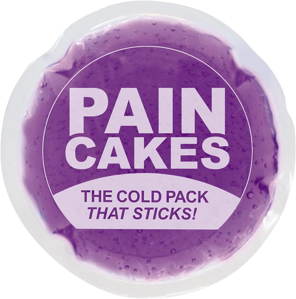Reusable Round Cold Pack - Stickable Ice Pack for Targeted Cold Therapy, Latex-Free Cold Compress (100x Re-Stickable)