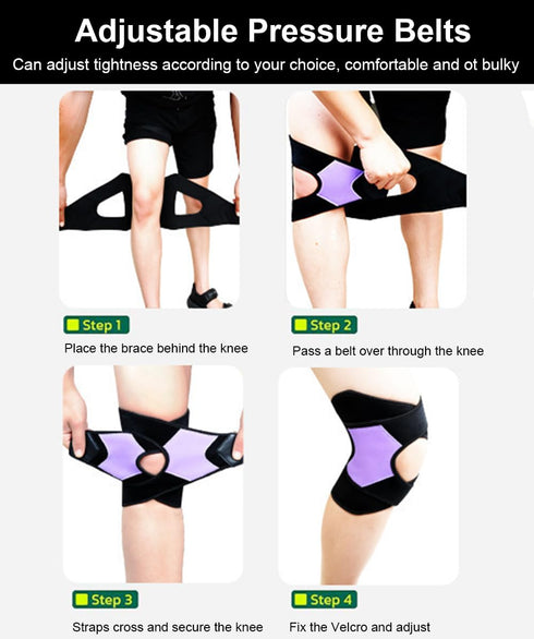 SUJAYU Knee Brace with Side Stabilizers for Meniscus Tear, Knee Braces for Women Men Knee Braces for Knee Pain, Light
