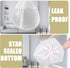 Small Trash Bags 4 Gallon, 100 Count, White Garbage Bags for Office Bedroom Bathroom Trash Can