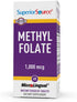 Superior Source Methyl Folate 1,000 mcg - 60 Sublingual Tablets for Healthy Nervous System & Red Blood Cells