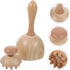 Set 1 Set Didiseaon Wooden Massage Tool Portable Body Massager for Home Travel Torch Octopus Design