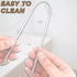 NARZ Professional Tongue Scraper for Bad Breath, Reusable Stainless Steel Cleaners with Dual Carved Handle for Adults &