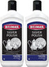 Weiman Silver Polish and Cleaner, 8 Ounce Pack of 2 for Clean Shine and Protective Tarnish Prevention