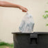 13 Gallon Heavy Duty Trash Bags, 12-16 Gallon Black Kitchen Bags, 1.3 Mil, 50 Pack, White