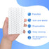 Sheets,50 Count Magic Cleaning Sponge Eraser Convex Point Melamine Sponge, Thickened, Long Lasting, Disposable Cleaner