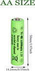 8 Packs Solar Lights Batteries AA900mah 1.2V Ni-MH Rechargeable Double A Battery for Outdoor Solar Lights