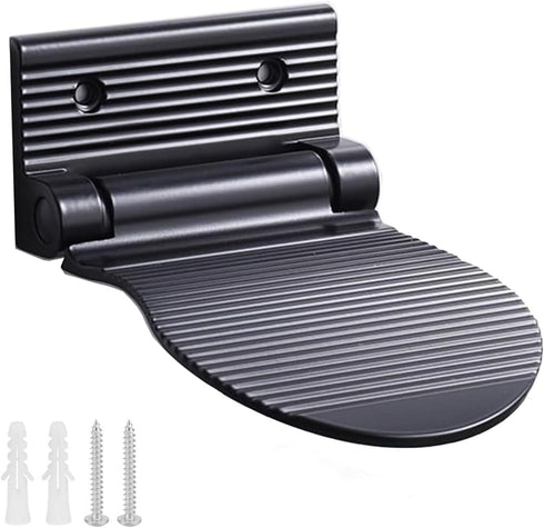 RAIKEDR Shower Foot Rest, Shaving & Washing Foot Rest, Heavy Duty Aluminum Alloy