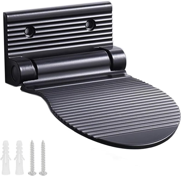 RAIKEDR Shower Foot Rest, Shaving & Washing Foot Rest, Heavy Duty Aluminum Alloy