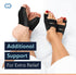 Copper Compression Bunion Relief Kit - Includes 1 Pair of Bunion Corrector Cushion Sleeves & Toe Splints, Large/X-Large