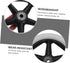 Ipetboom High-Strength Front Wheel Accessories for Wheelchairs by - Easy Assembly