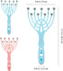 HOOWIFFY 9-Claw 2pcs Set Scalp Massager Manual Head and Neck Massage Tool Plastic Hair Comb Handheld Relaxation