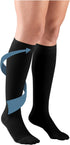 Truform HMNA 9808 Compression Stockings, Regular 15-20 mmHg Below Knee BK, Closed Toe, Black, Medium (Size B)