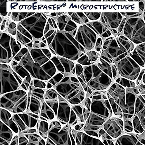 RotoEraser Pack 12 Refill of | Drill Powered Magic Cleaning Eraser Sponges | High Density Melamine Pads & Drill