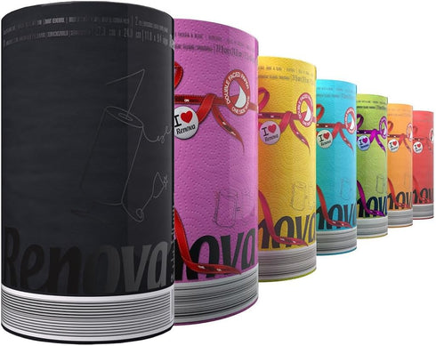 Set 2 2 120 Renova Paper Towel Jumbo Roll - Rolls, Ply, Highly Absorbent Sheets - Elevate Your Image with Professional