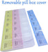 INVODA Pill Case, 7 Day Weekly Pill Box with Medication Reminder, 21 Detachable Compartments