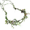 Trepveter Flower Vine Crown, Bridal Floral Headband Hair Wreath for Cosplay and Wedding Photo Props