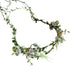 Trepveter Flower Vine Crown, Bridal Floral Headband Hair Wreath for Cosplay and Wedding Photo Props