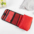 First Aid Kit Empty Medical Storage Bag - Red Trauma Bag for Emergency First Aid Kits, Cycling, Outdoors (Red Folding)