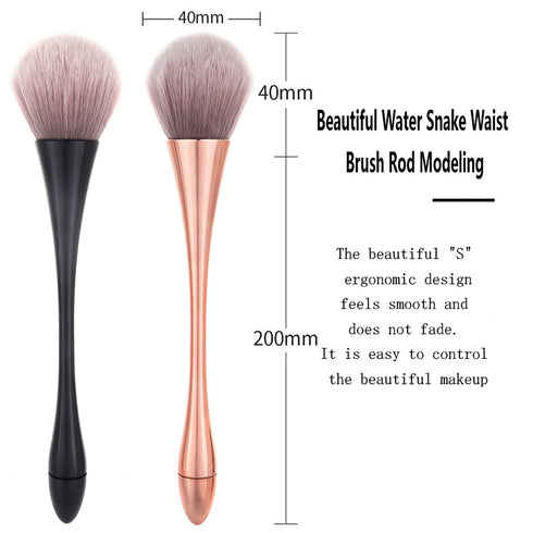 SILPECWEE 2 Pcs Nail Brushes for Cleaning Dust, Dip Powder Brush Duster, Nail Art Clean Up Tools
