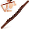 WYJTPONE Guasha Wood Massage Stick Tools,31 Beads Back Massage Roller Stick,Lymphatic Drainage Massager